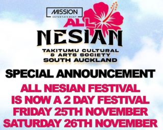@allnesianfest, the biggest line up of Melanesian, Micronesian and Polynesian artist to hit Aotearoa is going down next week at the Takitimu Cultural & Arts Society in South Auckland. 
We got the chance for you and 3 mate to head along for the two day event. Keen???

Simply tag 3 mates you will take and boom! In the draw to win. Winners announced Thursday November 24 at 10am. 

More info online at www.allnesian.com